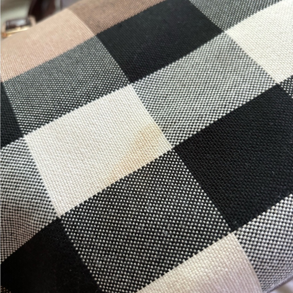 Burberry Tan and Black Checkered Women's Bag - Picture 7 of 7